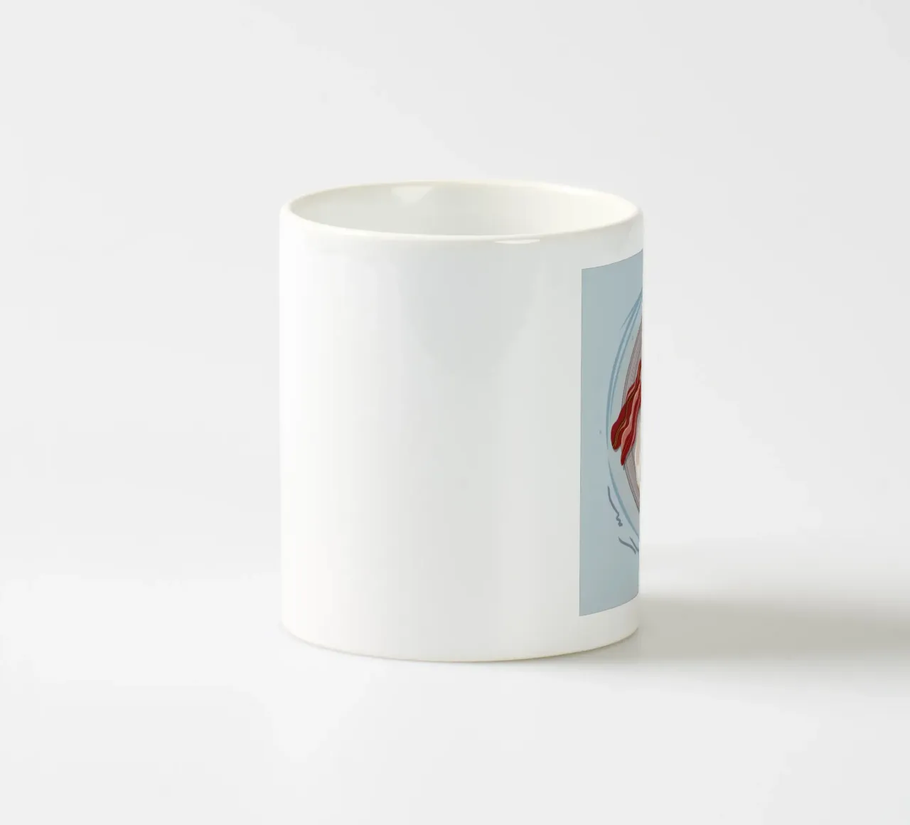 Uova al bacon classiche tazza in ceramica da Lyra Glaze