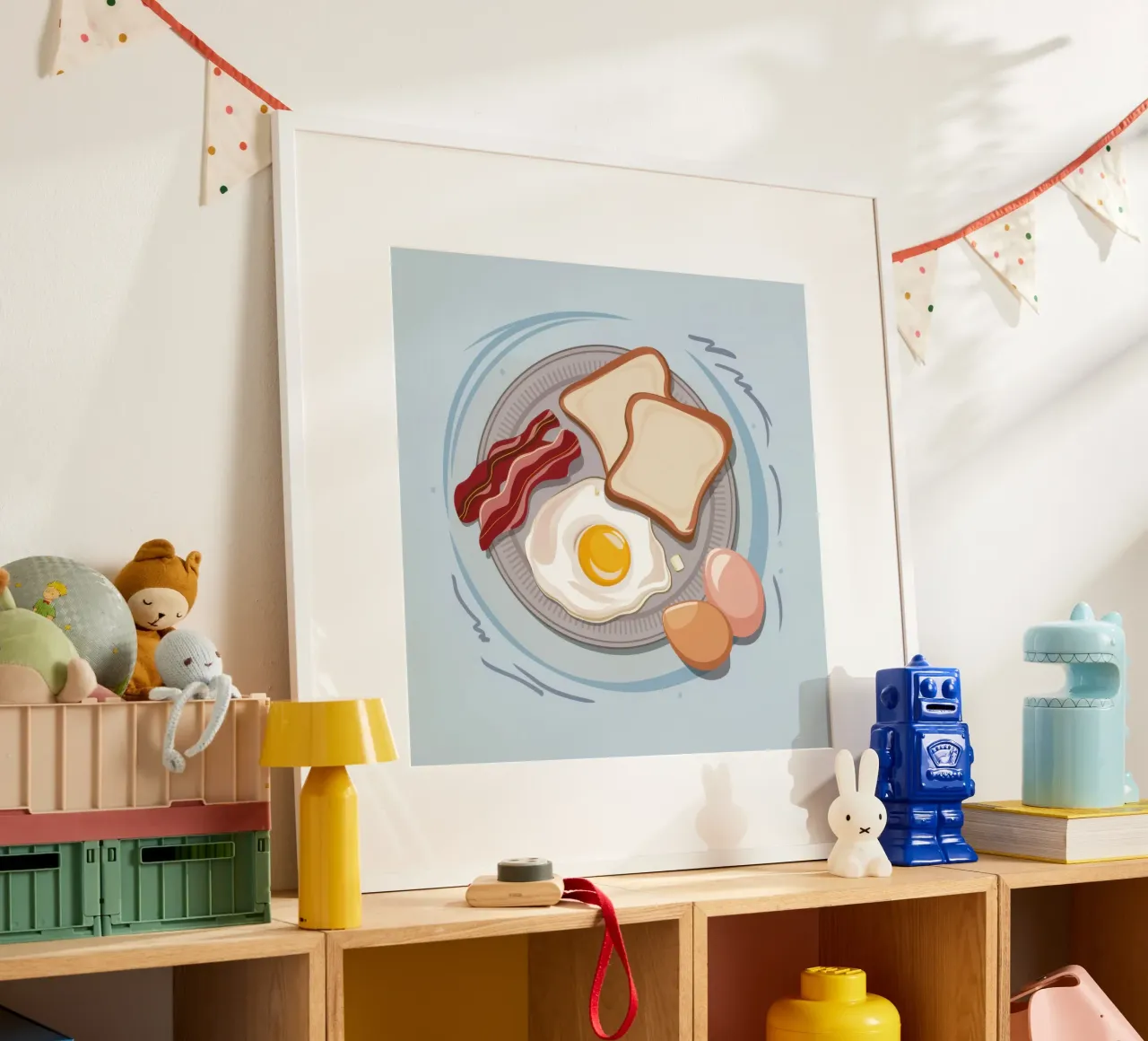 Uova al bacon classiche poster da Lyra Glaze