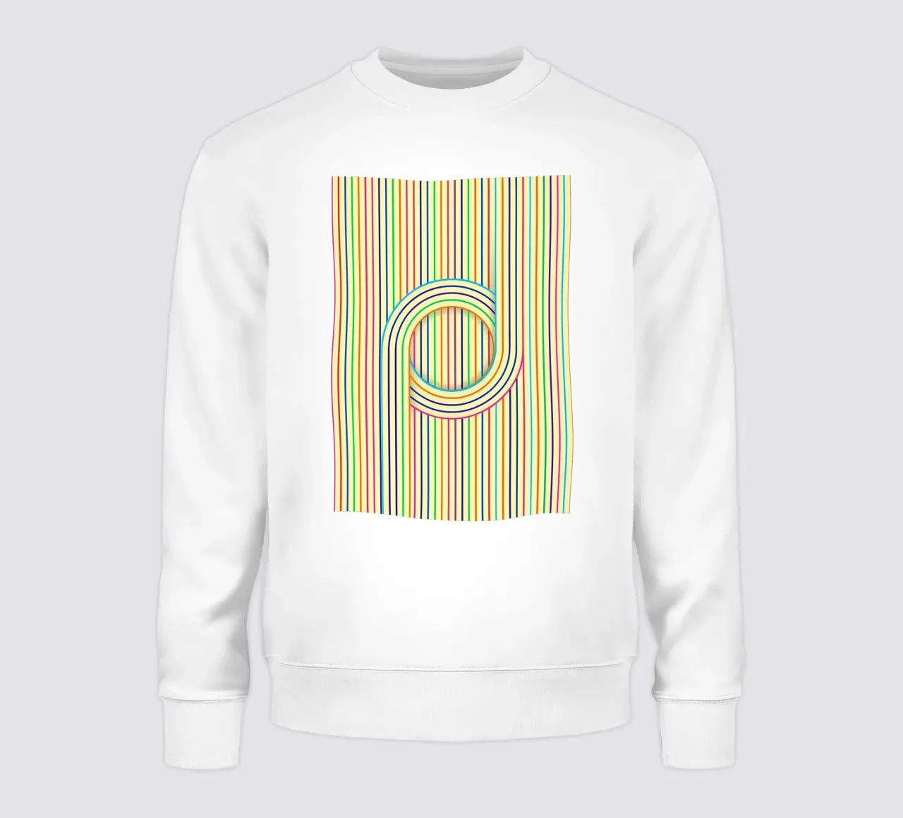 círculo redondo dibujo lineal sudadera de klicins