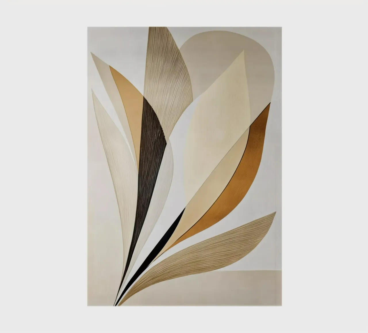 Abstract shapes in brown colors notebook by Imagine