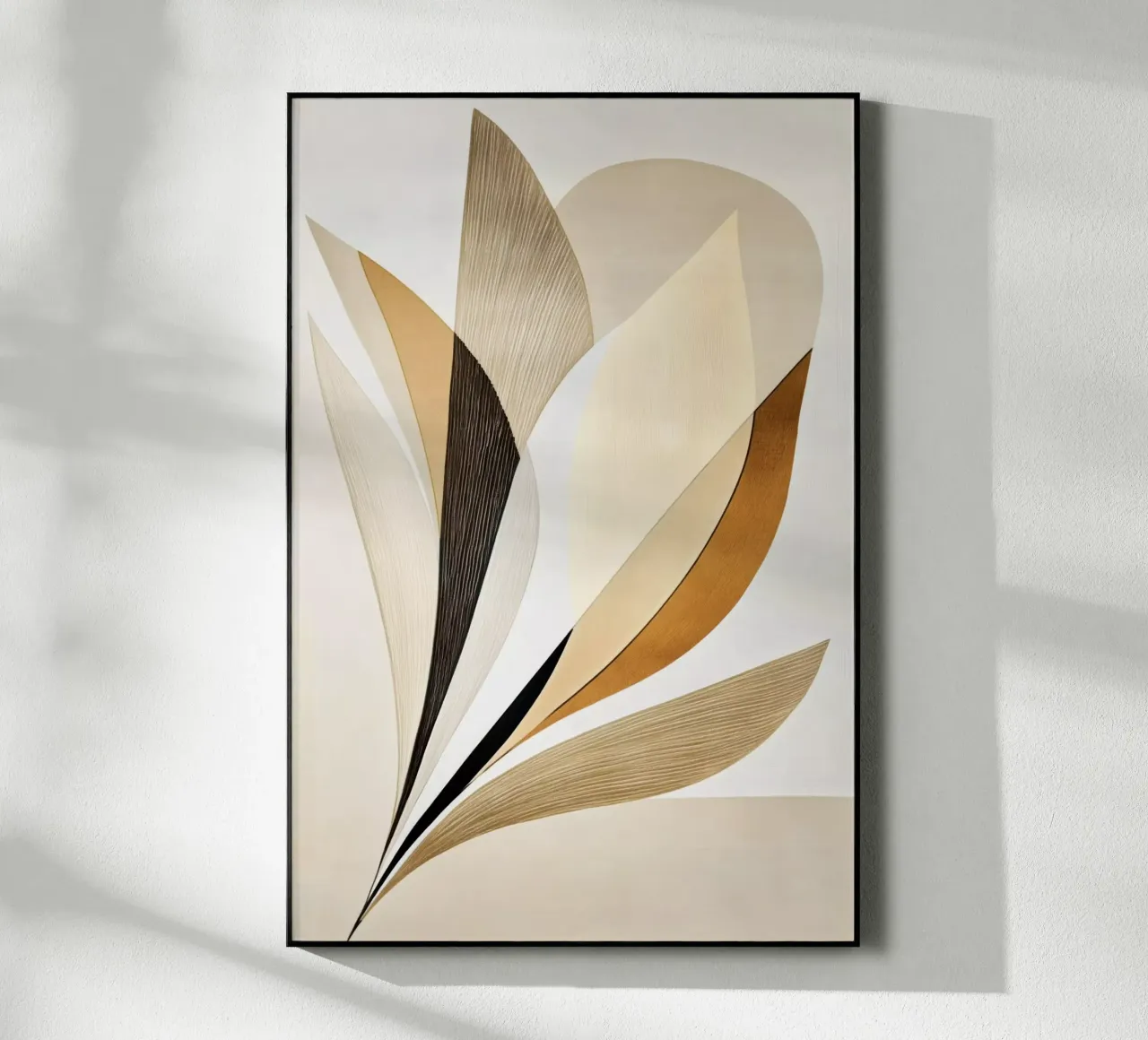 Forme astratte in colori marroni plexiglass da Imagine
