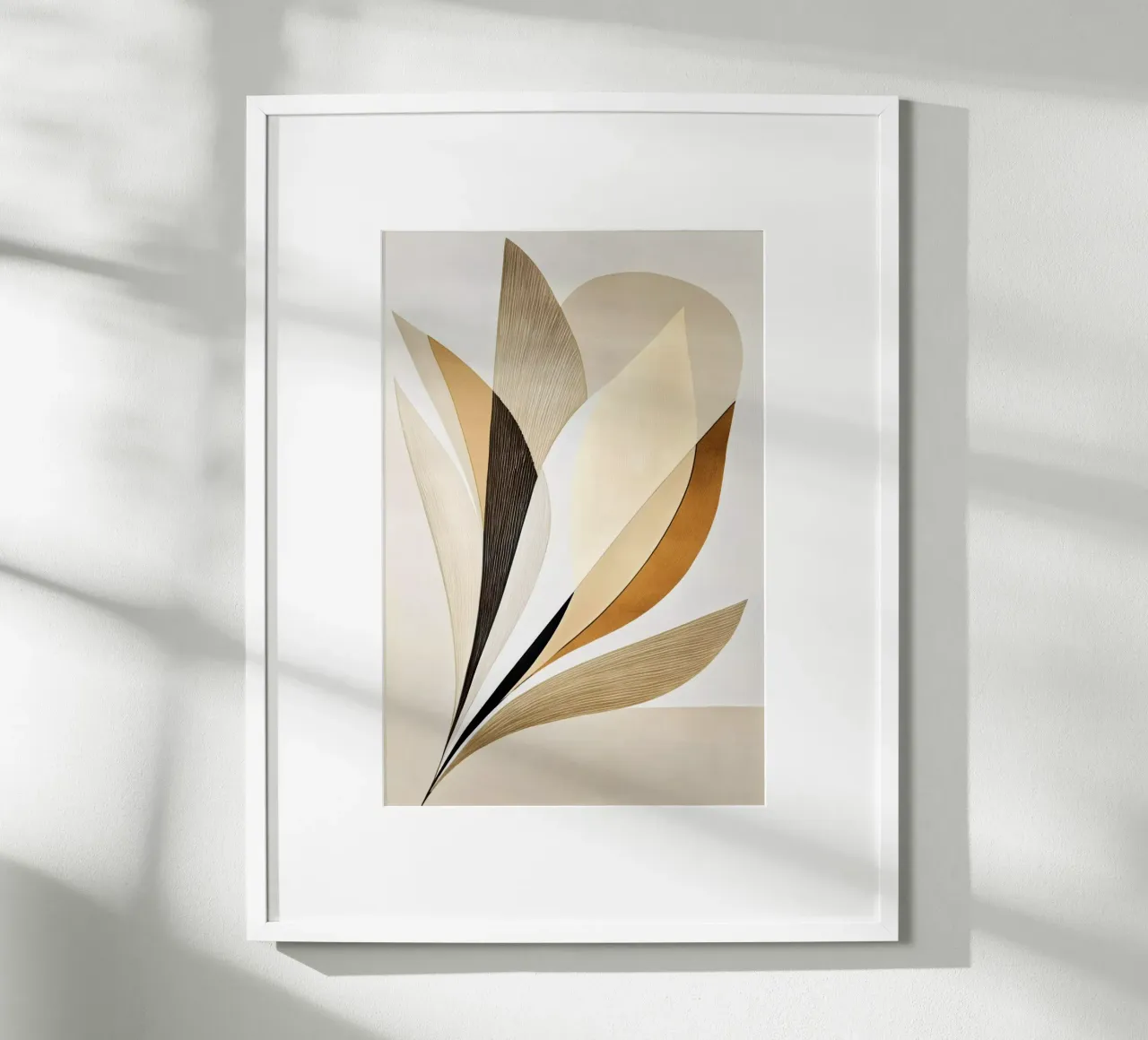 Forme astratte in colori marroni carta hahnemühle da Imagine