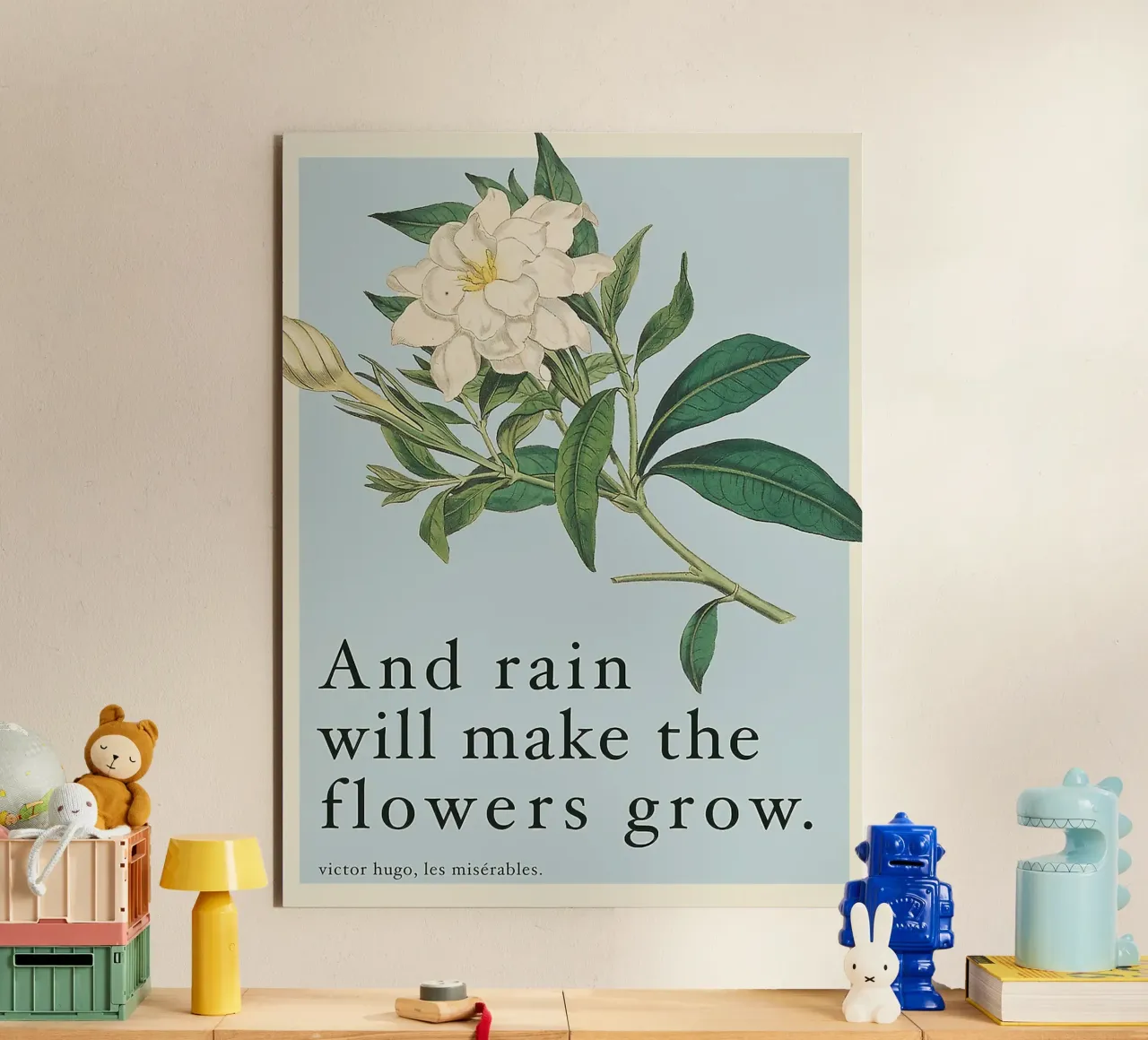 E la pioggia farà crescere i fiori alluminio dibond da Leahprint
