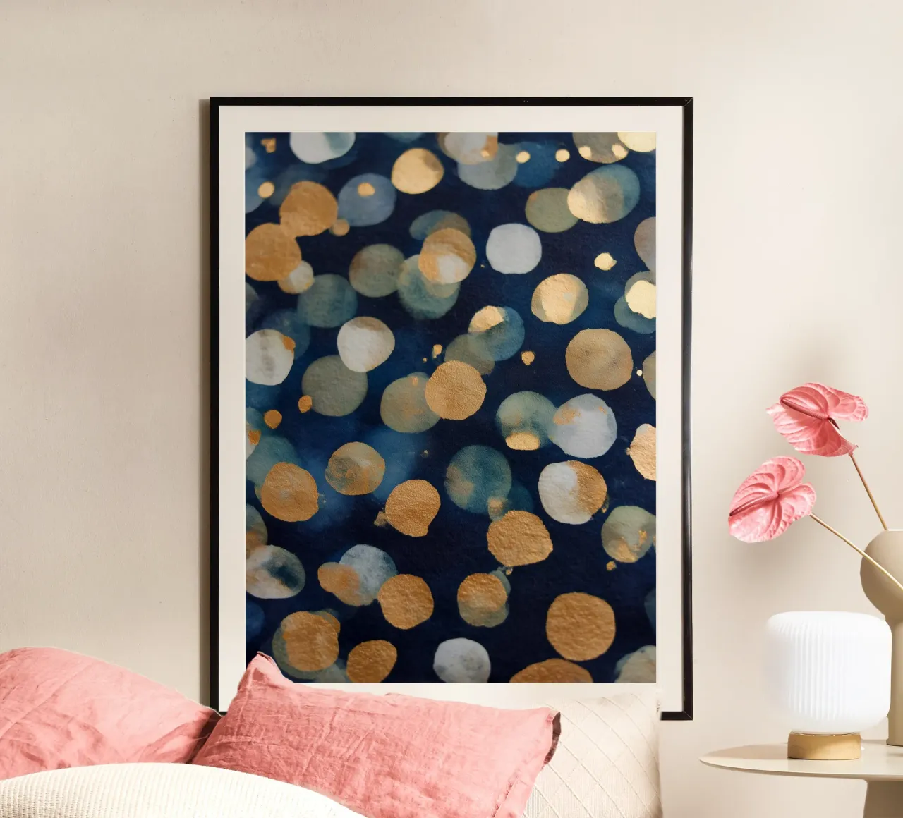 Midnight Confetti Poster von Form & Field Studio
