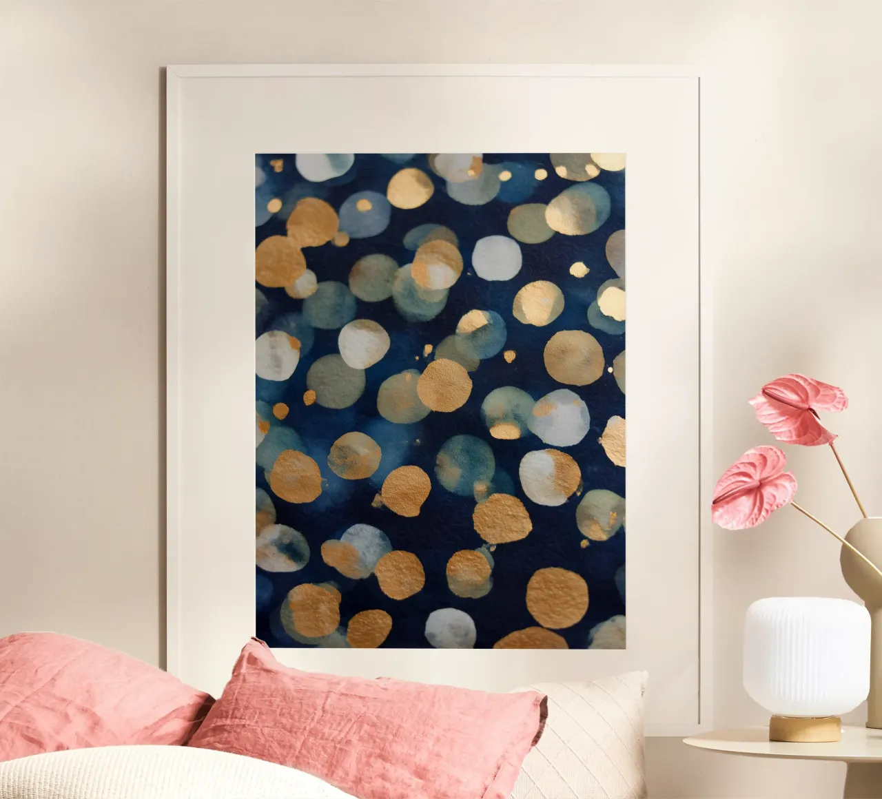 Midnight Confetti Poster von Form & Field Studio