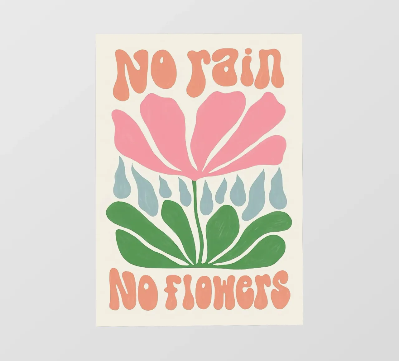 Niente pioggia niente fiori pellicola backlit da Leahprint