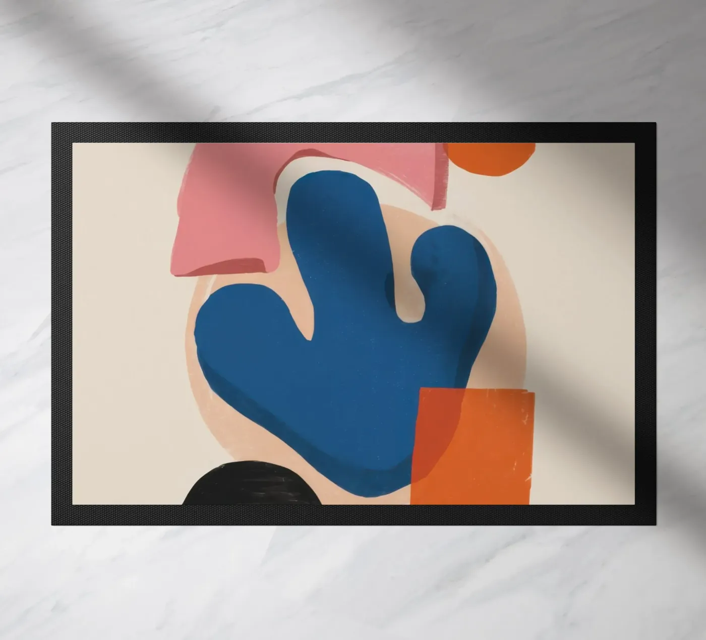 Abstract Cactus Form doormat by Lyra Glaze