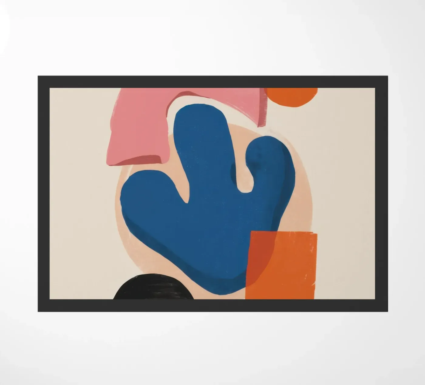 Abstract Cactus Form doormat by Lyra Glaze