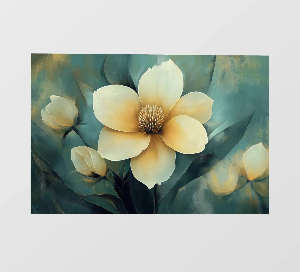 Fiori astratti telo in pvc da Imagine