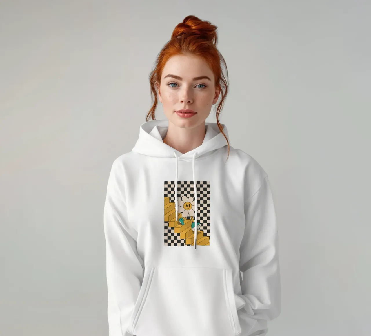 Scale di fiori felpa con cappuccio da Leahprint