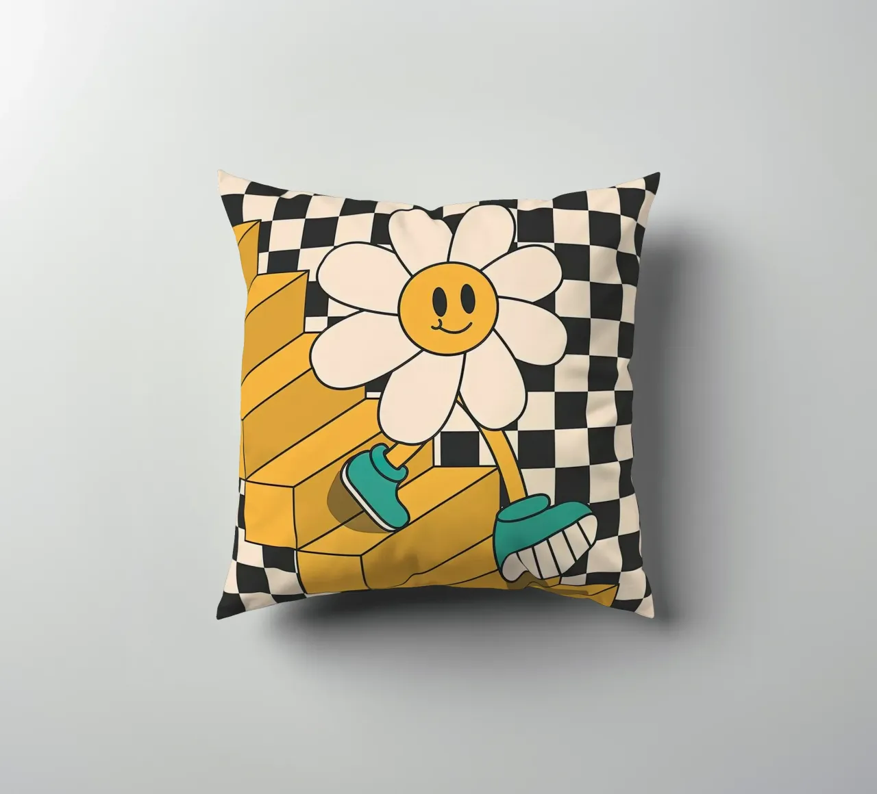 Scale di fiori cuscino da Leahprint