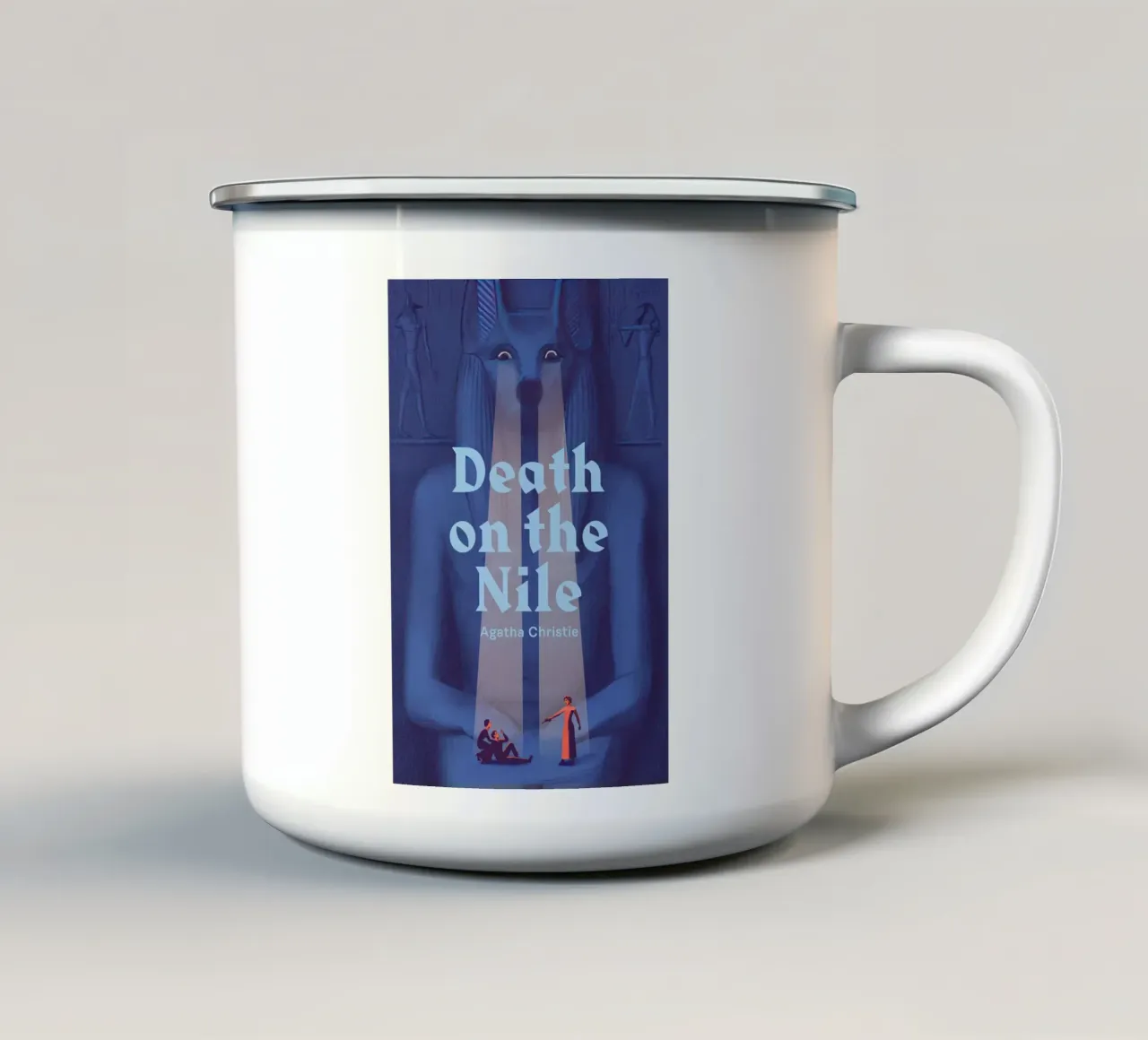 La morte sul Nilo - Silja Goetz tazza in smalto da Monillustrations