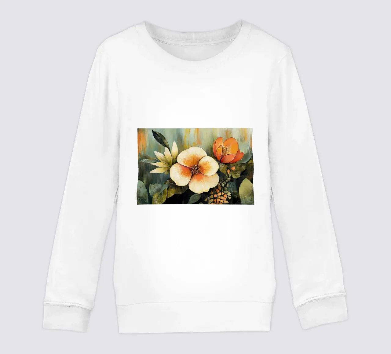 Fiori astratti felpa bambino da Imagine
