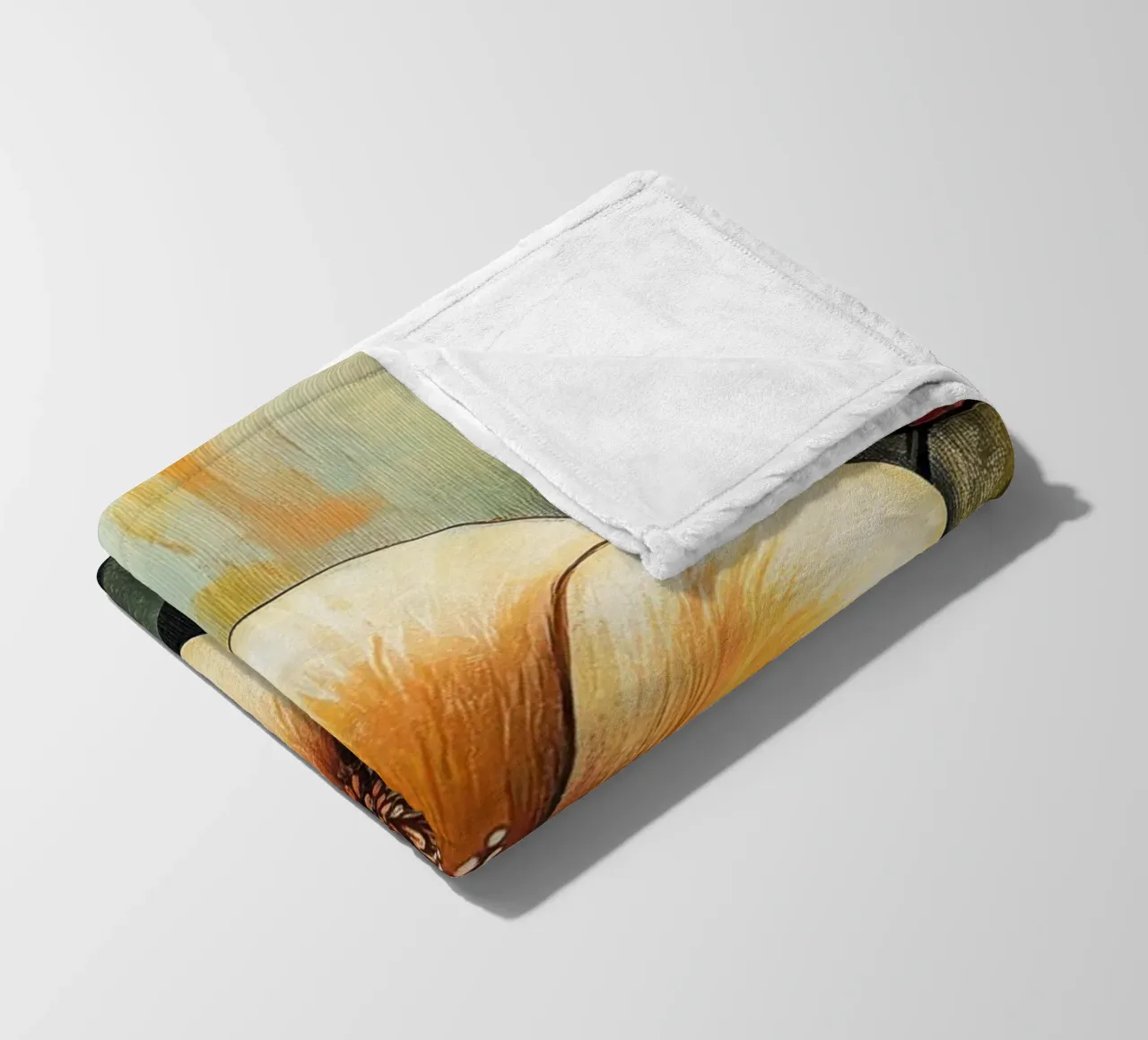 Fiori astratti coperta in pile da Imagine