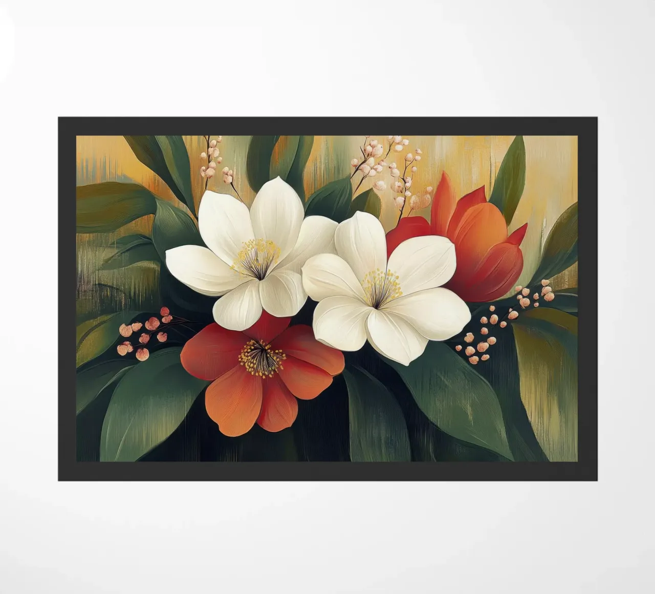 Fiori astratti zerbino da Imagine