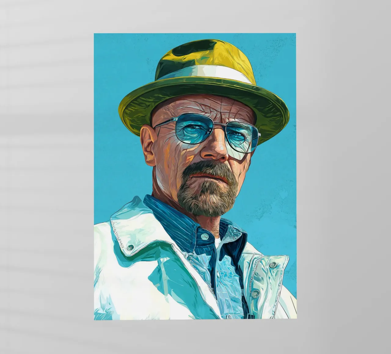 Walter White Breaking Bad pellicola backlit da Voxel Visionaries