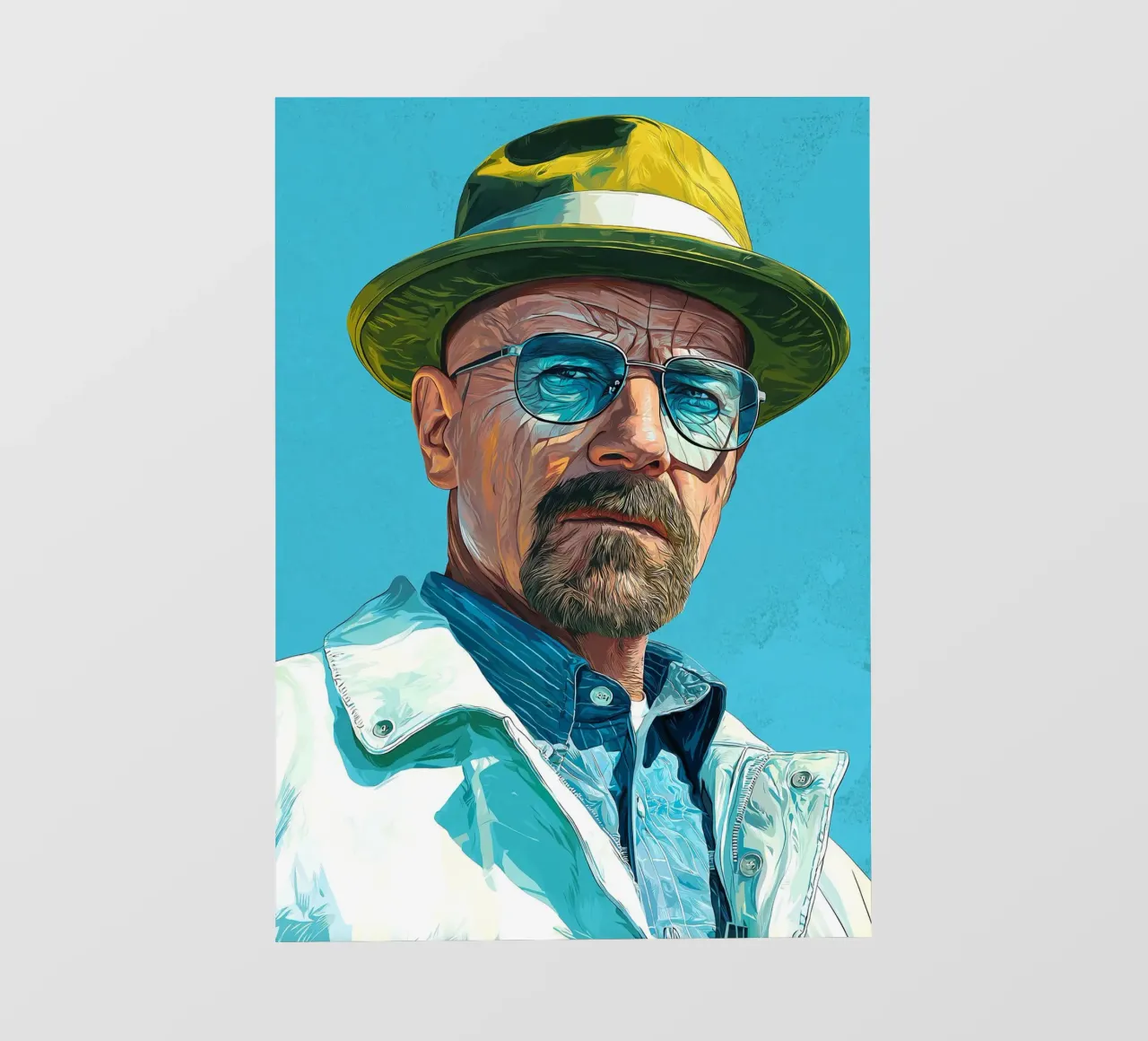 Walter White Breaking Bad pellicola backlit da Voxel Visionaries