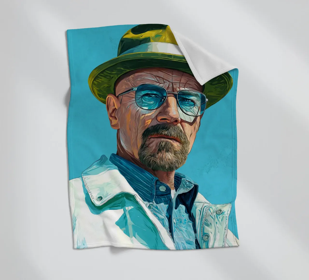 Walter White Breaking Bad coperta in pile da Voxel Visionaries