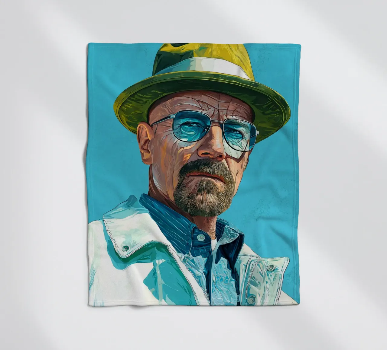 Walter White Breaking Bad coperta in pile da Voxel Visionaries