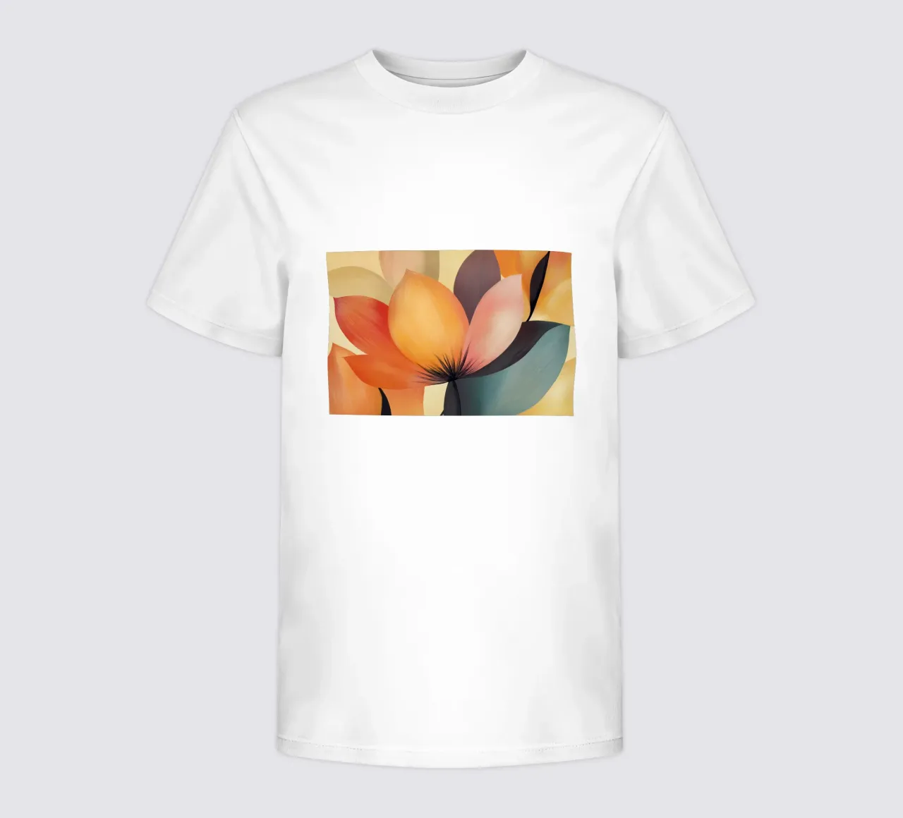 Abstract flowers kids t-shirt by Imagine