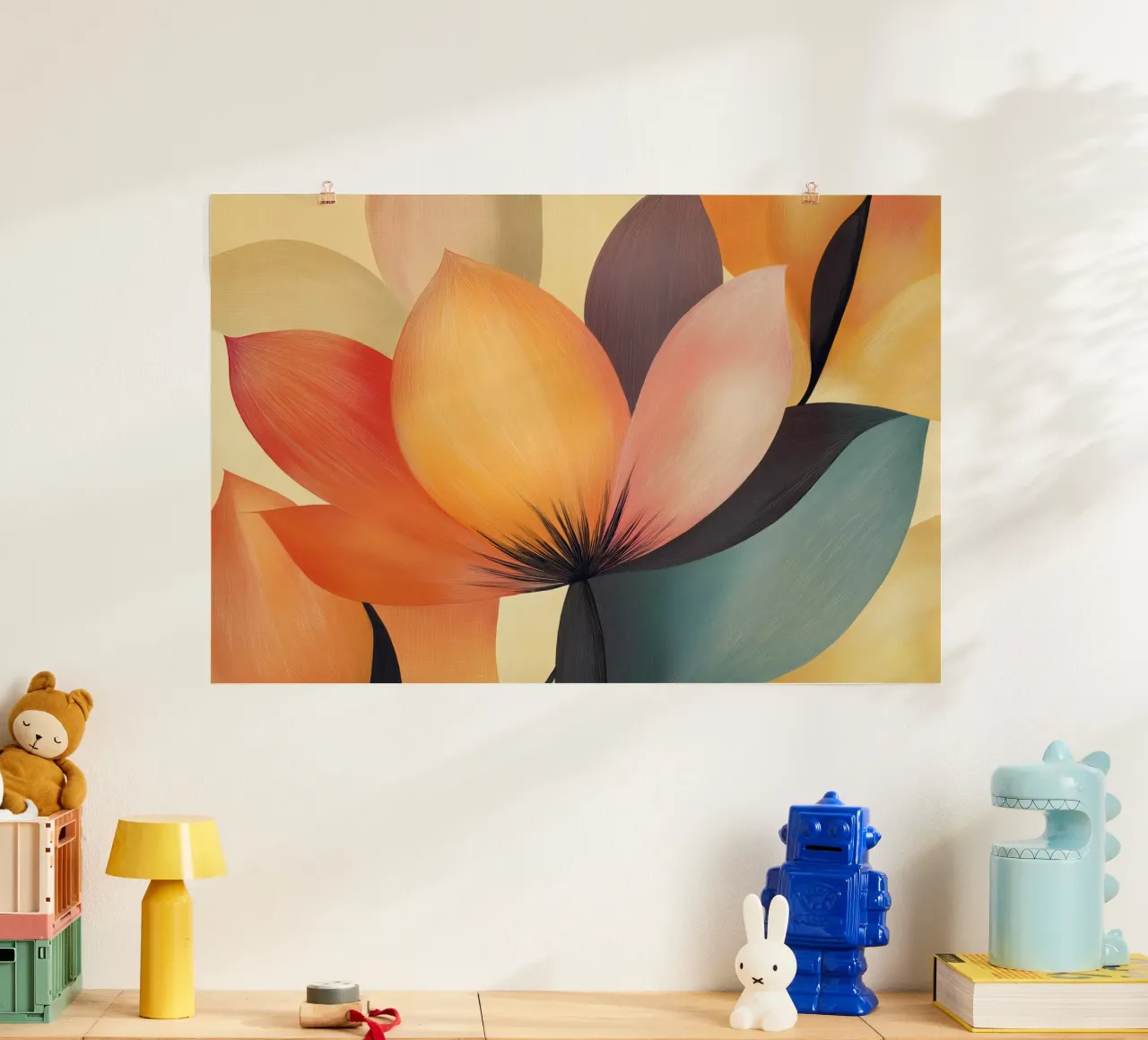 Abstract flowers hahnemühle by Imagine