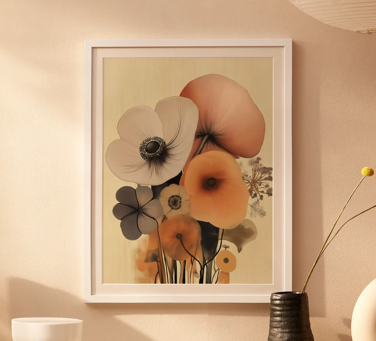 Abstract flowers hahnemühle by Imagine