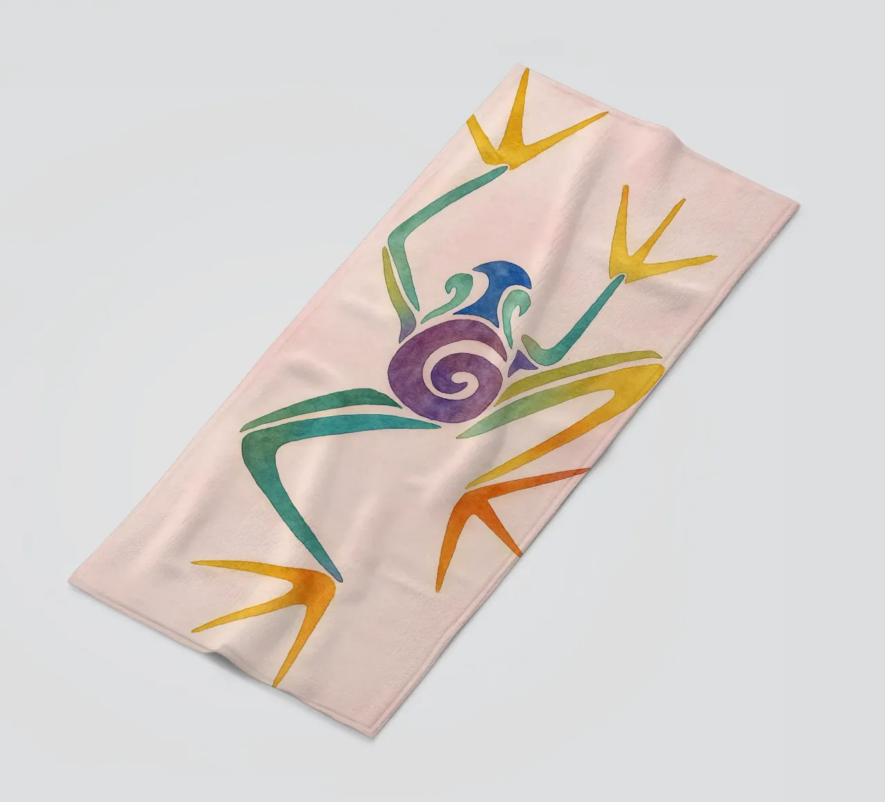 disegno di rana telo mare da klicins