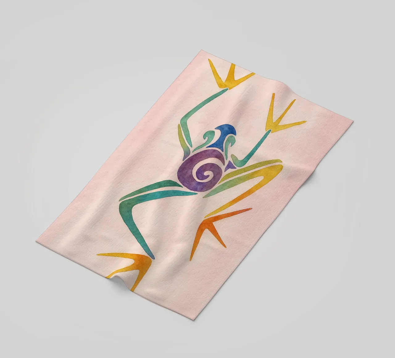 disegno di rana telo mare da klicins