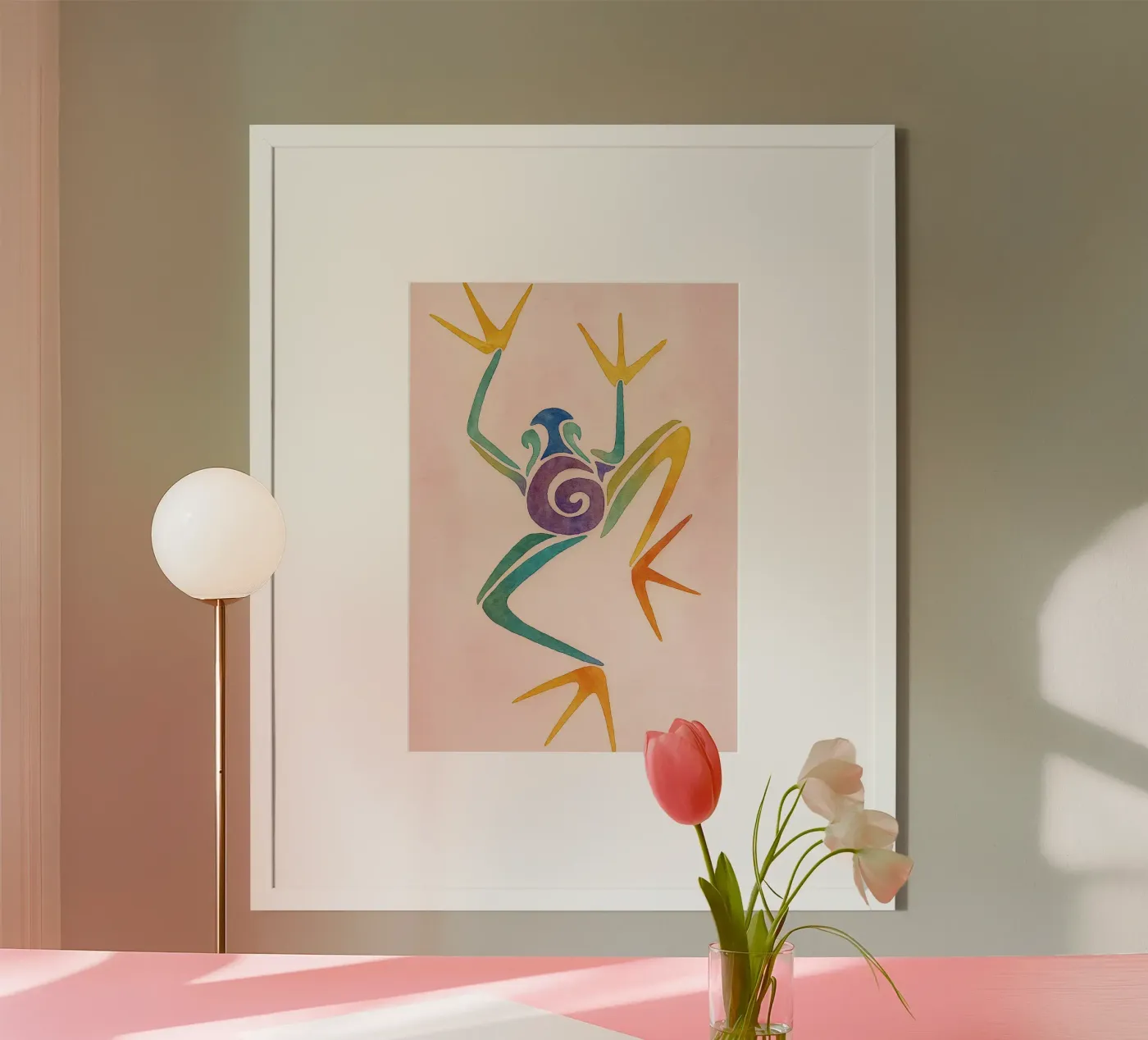 frog drawing poster by klicins