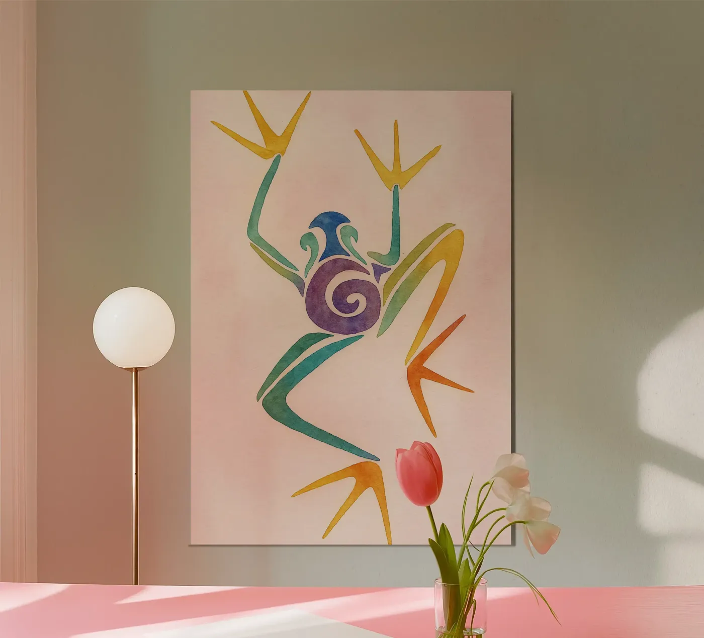 frog drawing poster by klicins