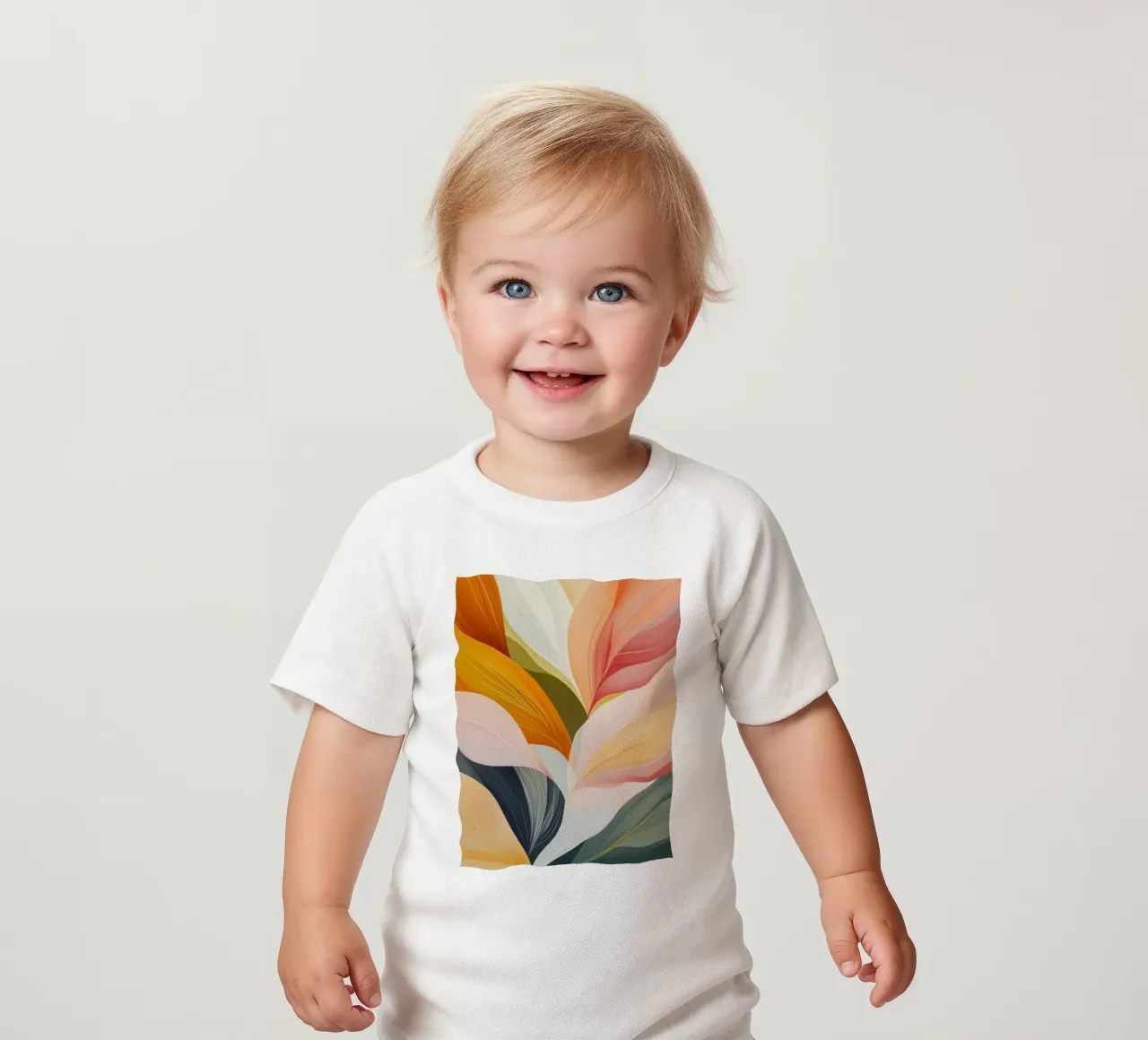 Abstracte bloemen baby t-shirt van Imagine