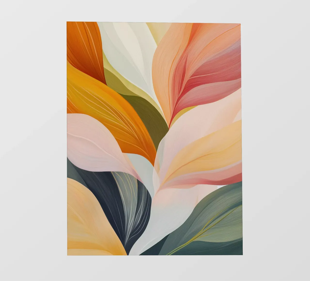 Fiori astratti telo in pvc da Imagine