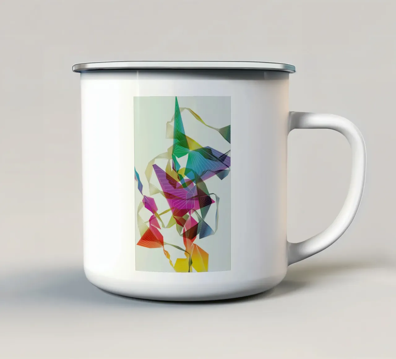 Halcyon tazza in smalto da Angelo Cerantola