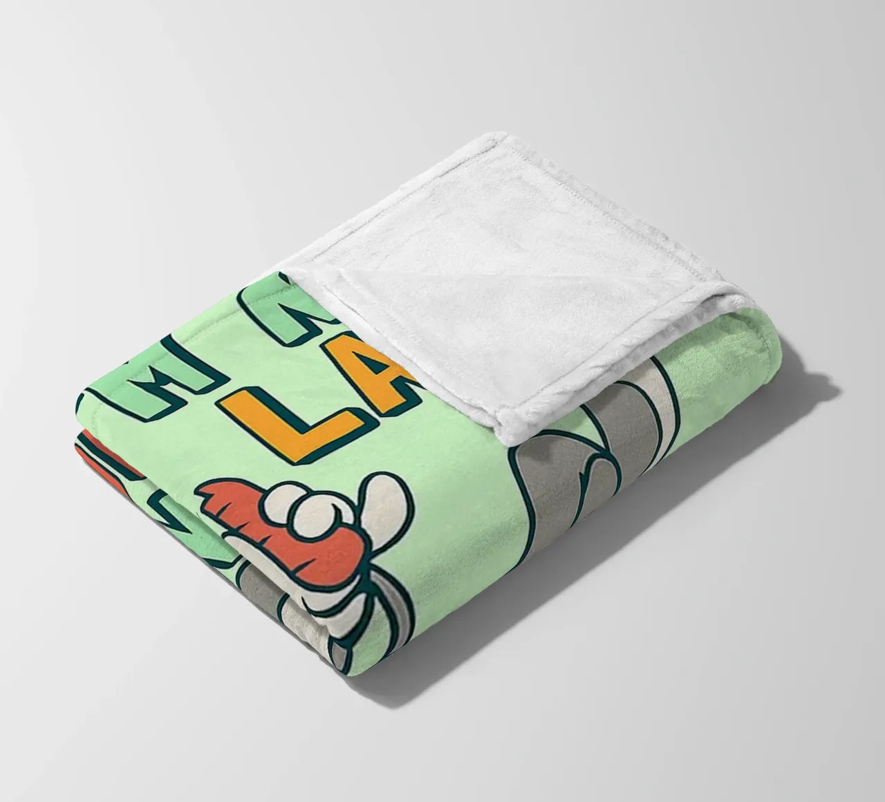 in not lazy rabbit funny drawing fleece blanket by klicins