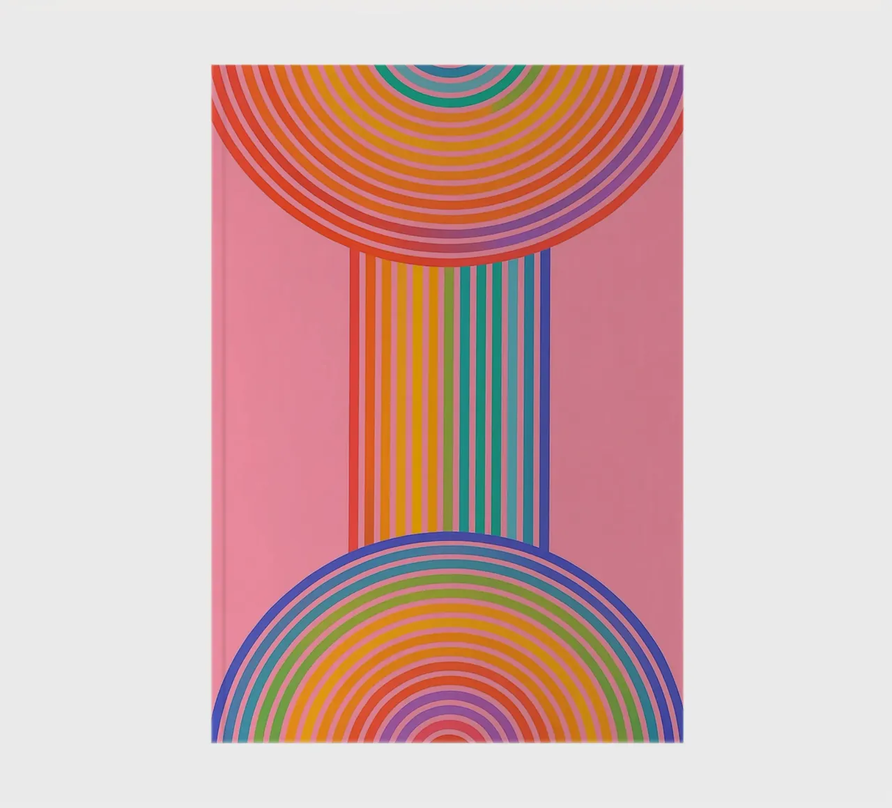 line and half circle drawing notebook by klicins
