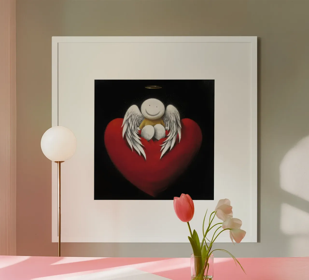 amore celeste Doug Hyde poster con telaio in plastica da Hyde Hi