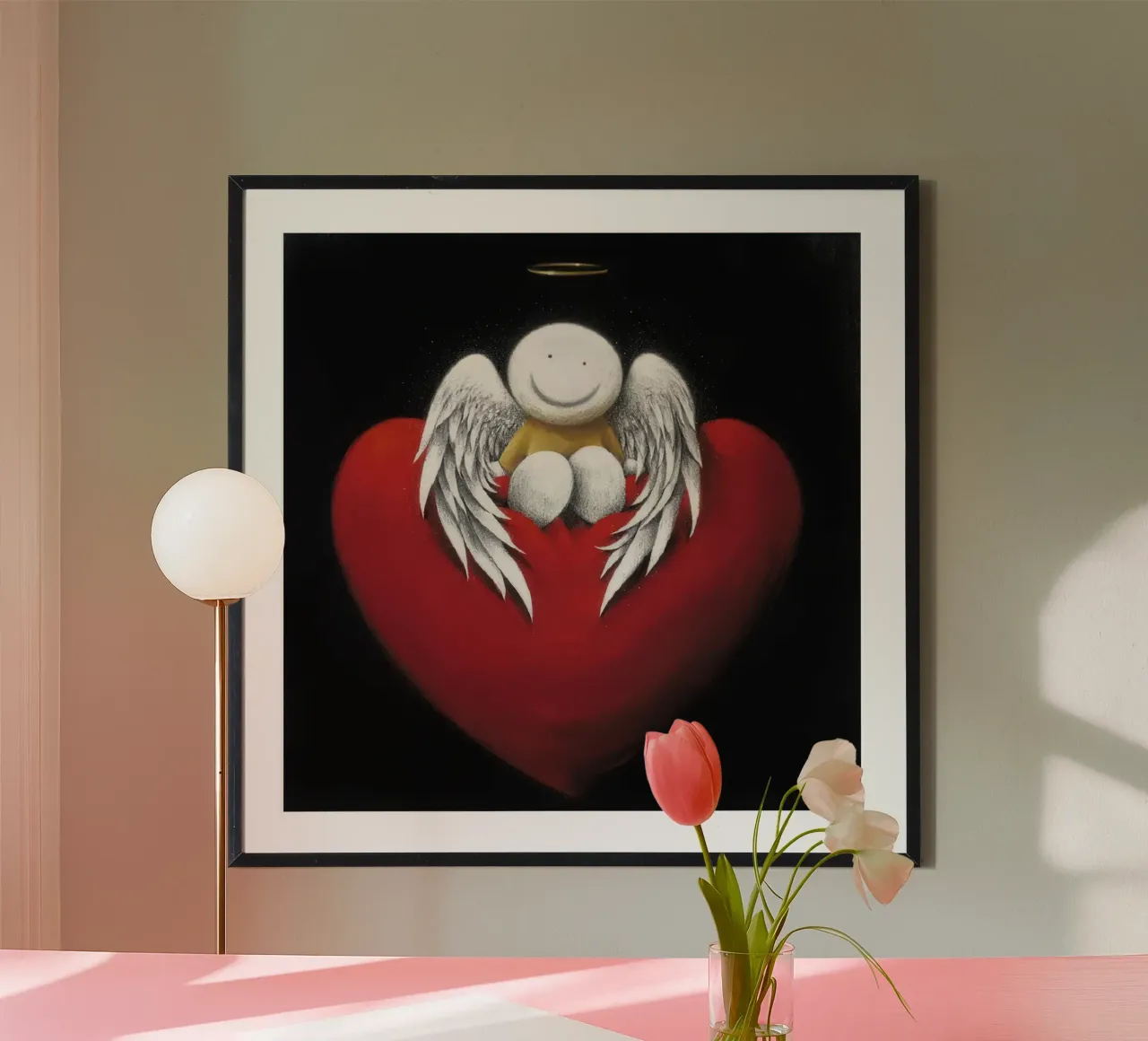 amore celeste Doug Hyde poster con telaio in plastica da Hyde Hi