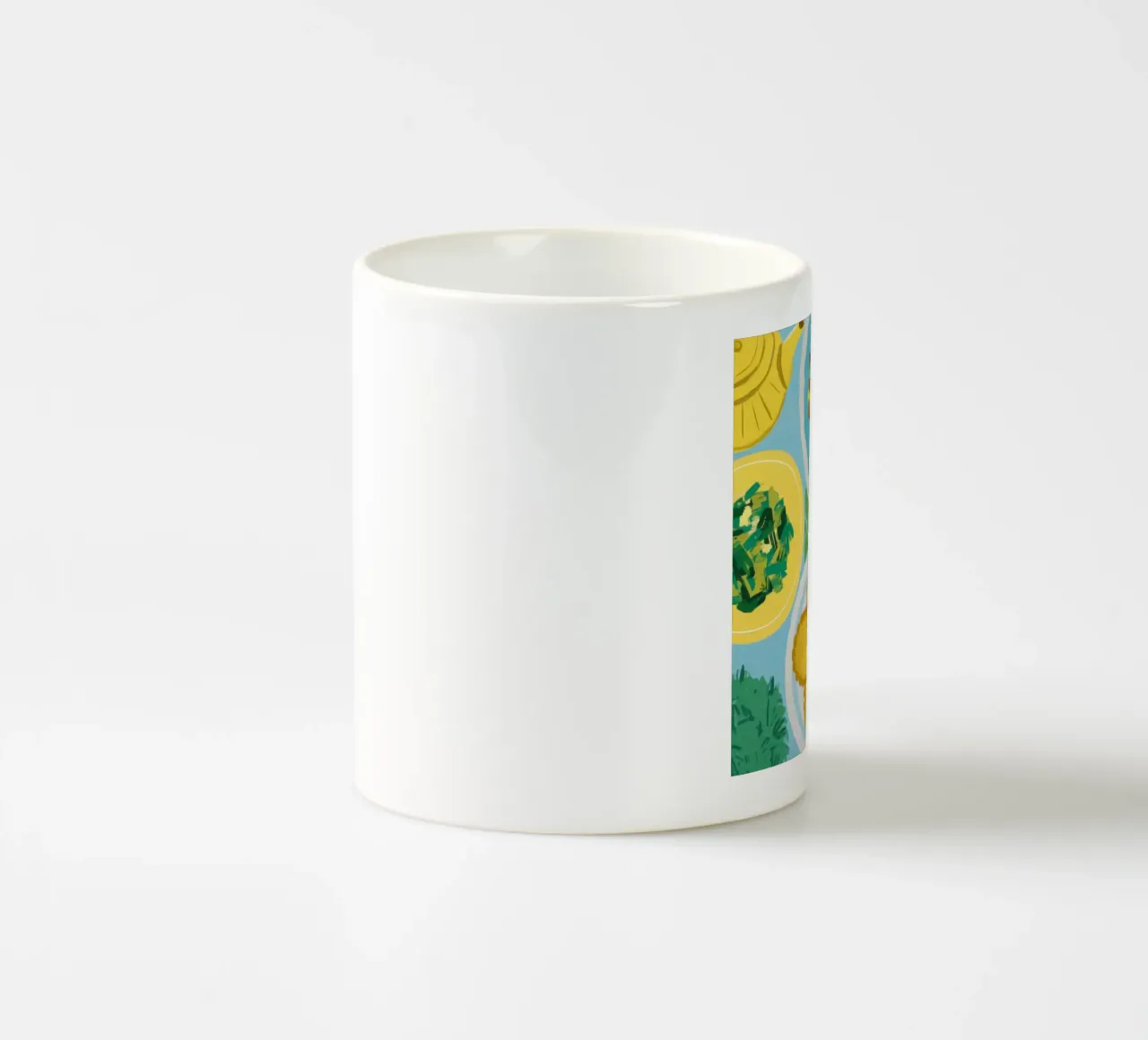 Biscotti per la colazione e uova tazza in ceramica da Bruce Juice