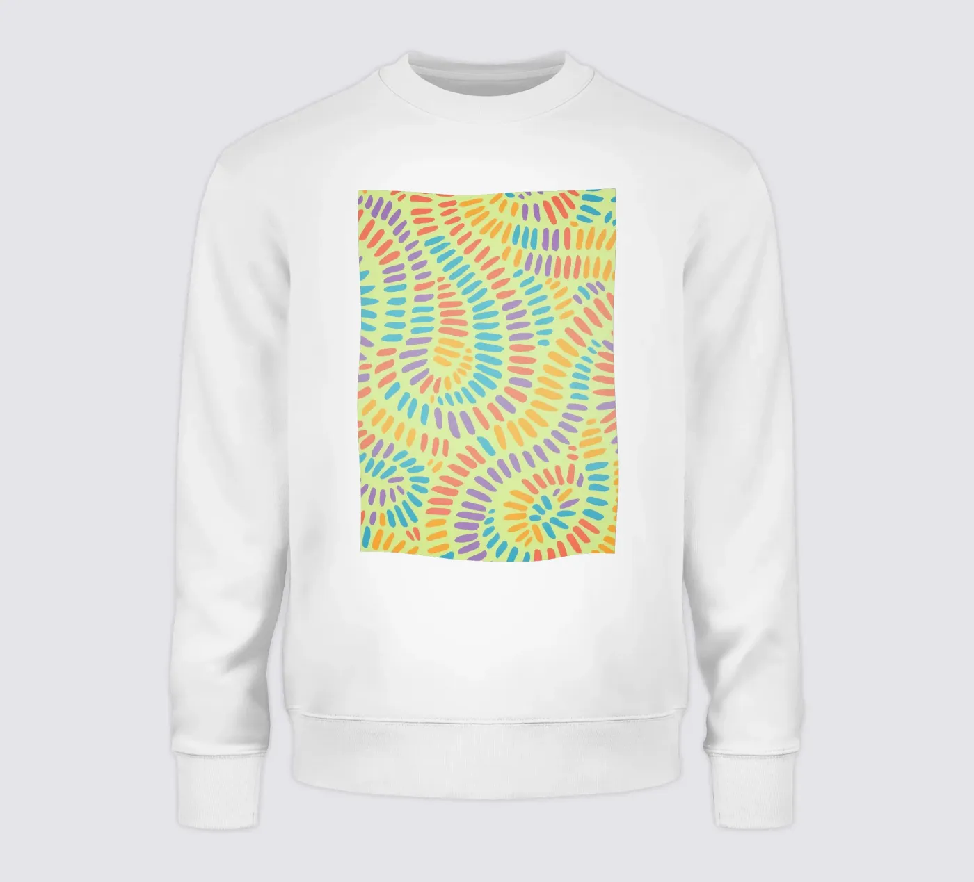 disegno a linee allineate felpa da klicins