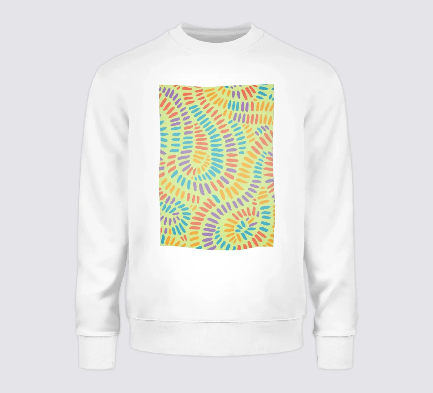 disegno a linee allineate felpa da klicins