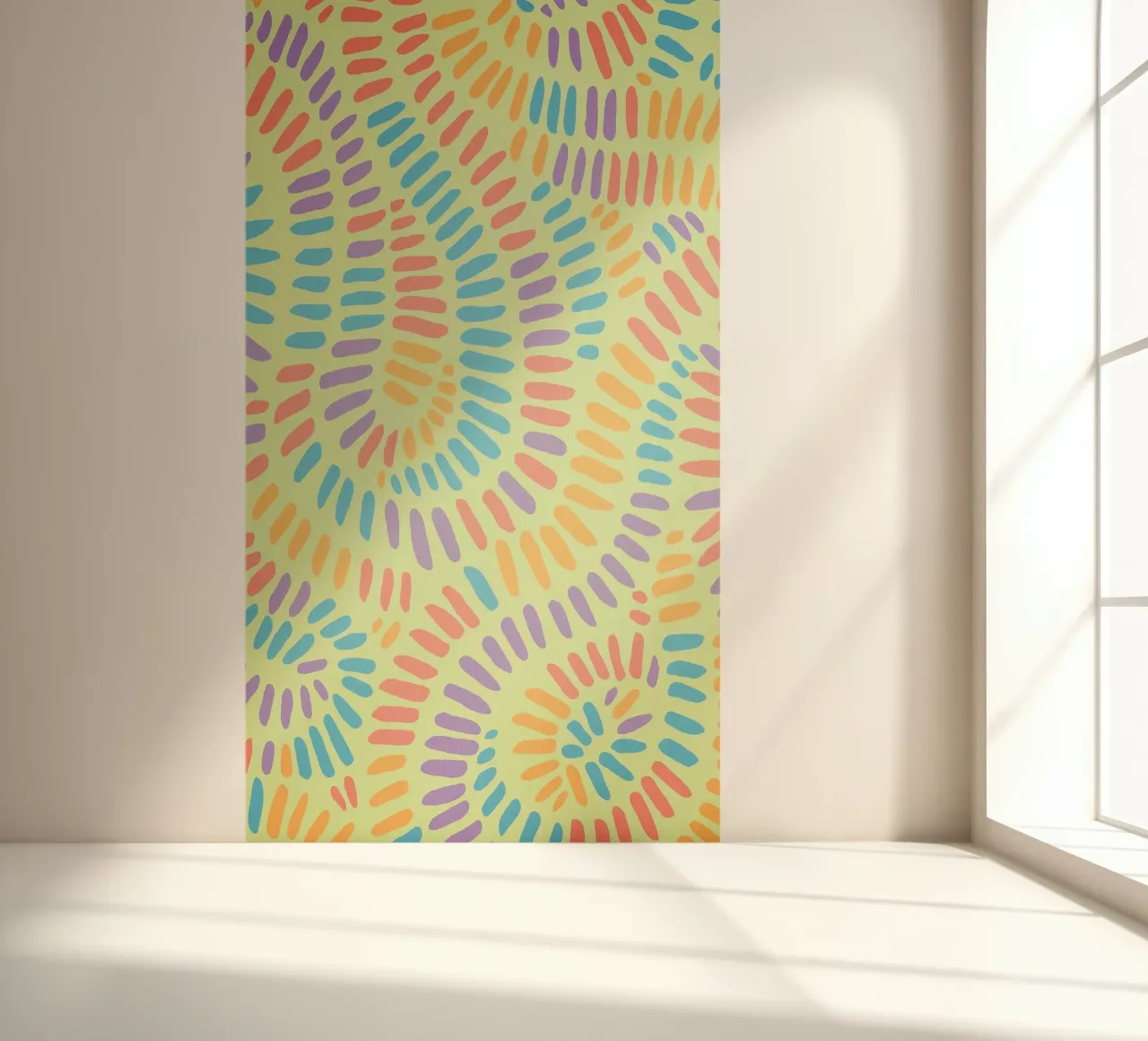 lijnen tekenen fotobehang van klicins