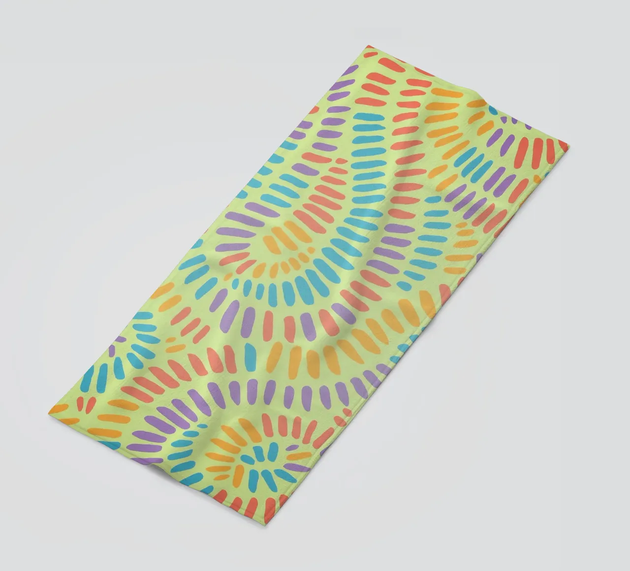 lined lines drawing beach towel by klicins