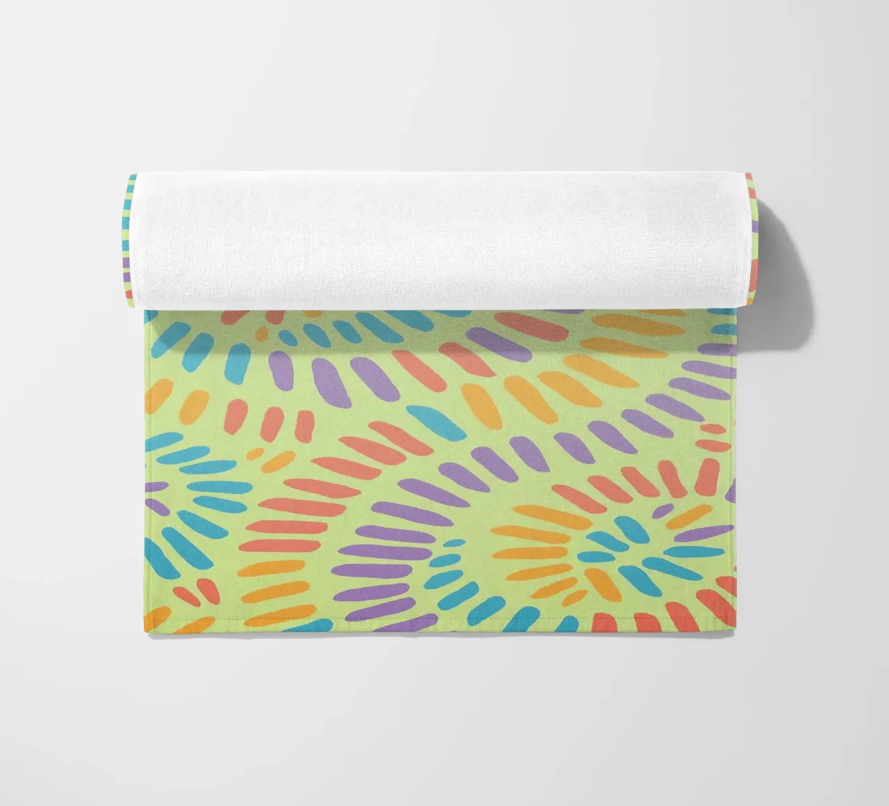 lined lines drawing beach towel by klicins