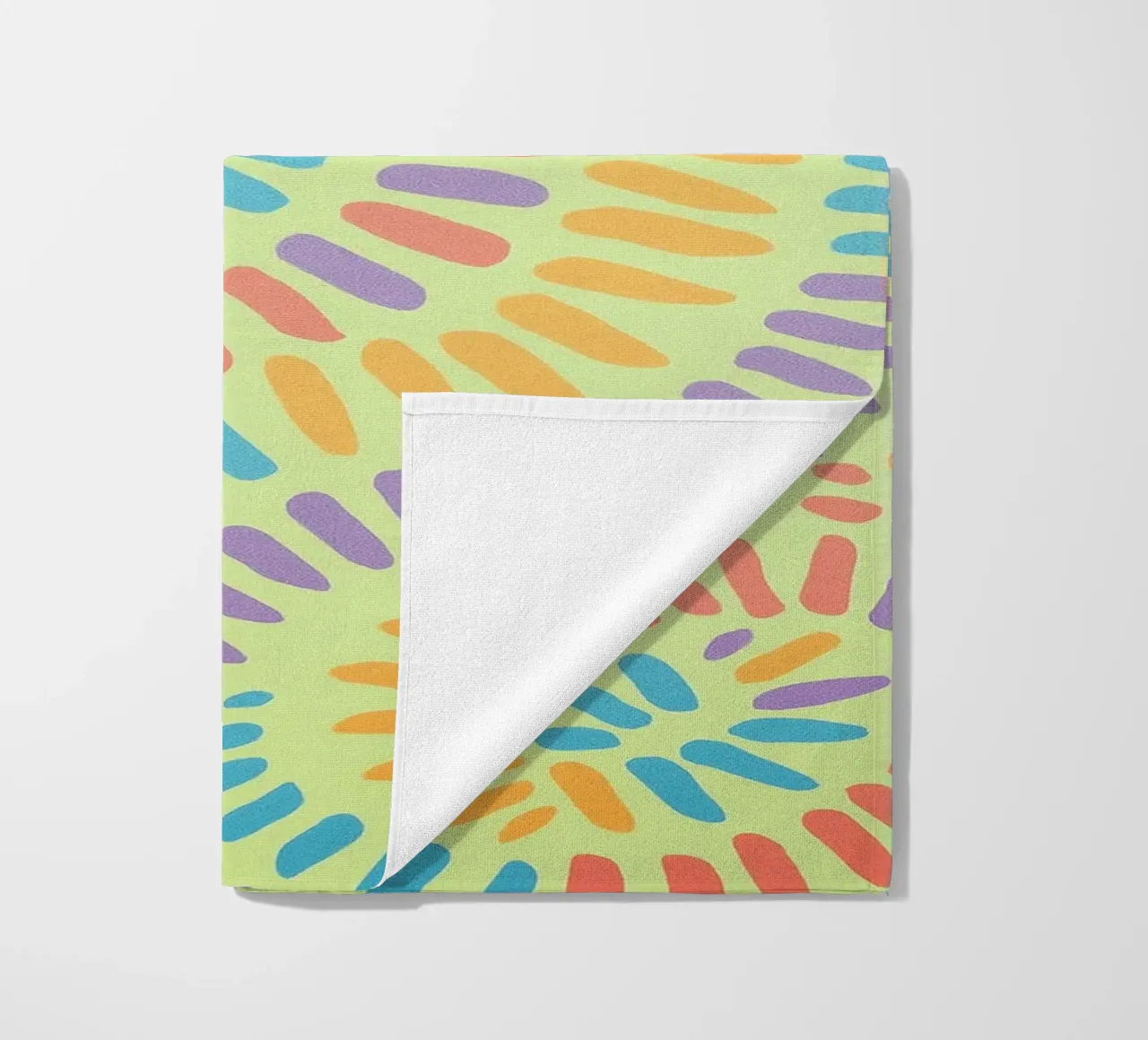 lined lines drawing beach towel by klicins