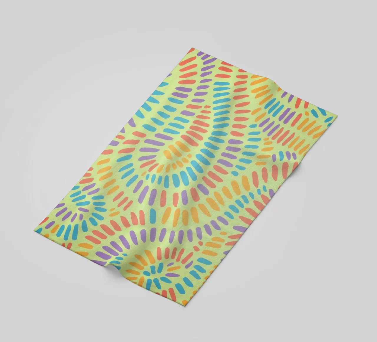 lined lines drawing beach towel by klicins