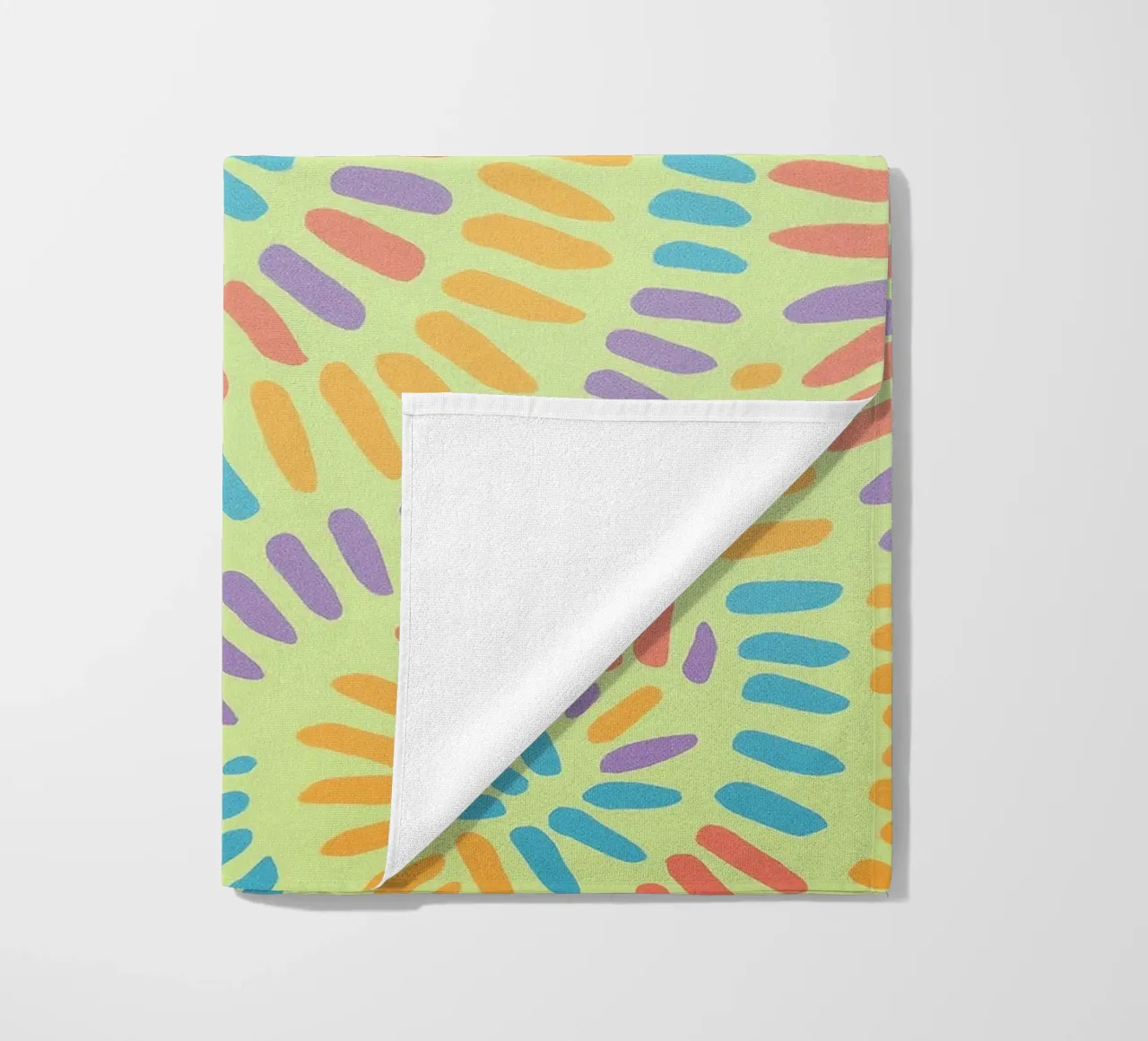 lined lines drawing beach towel by klicins