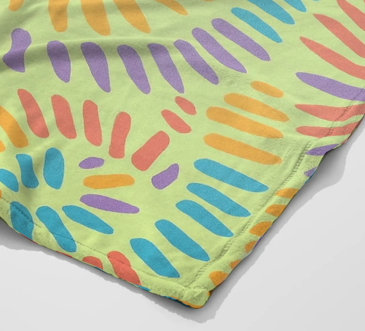 lijnen tekenen fleecedeken van klicins