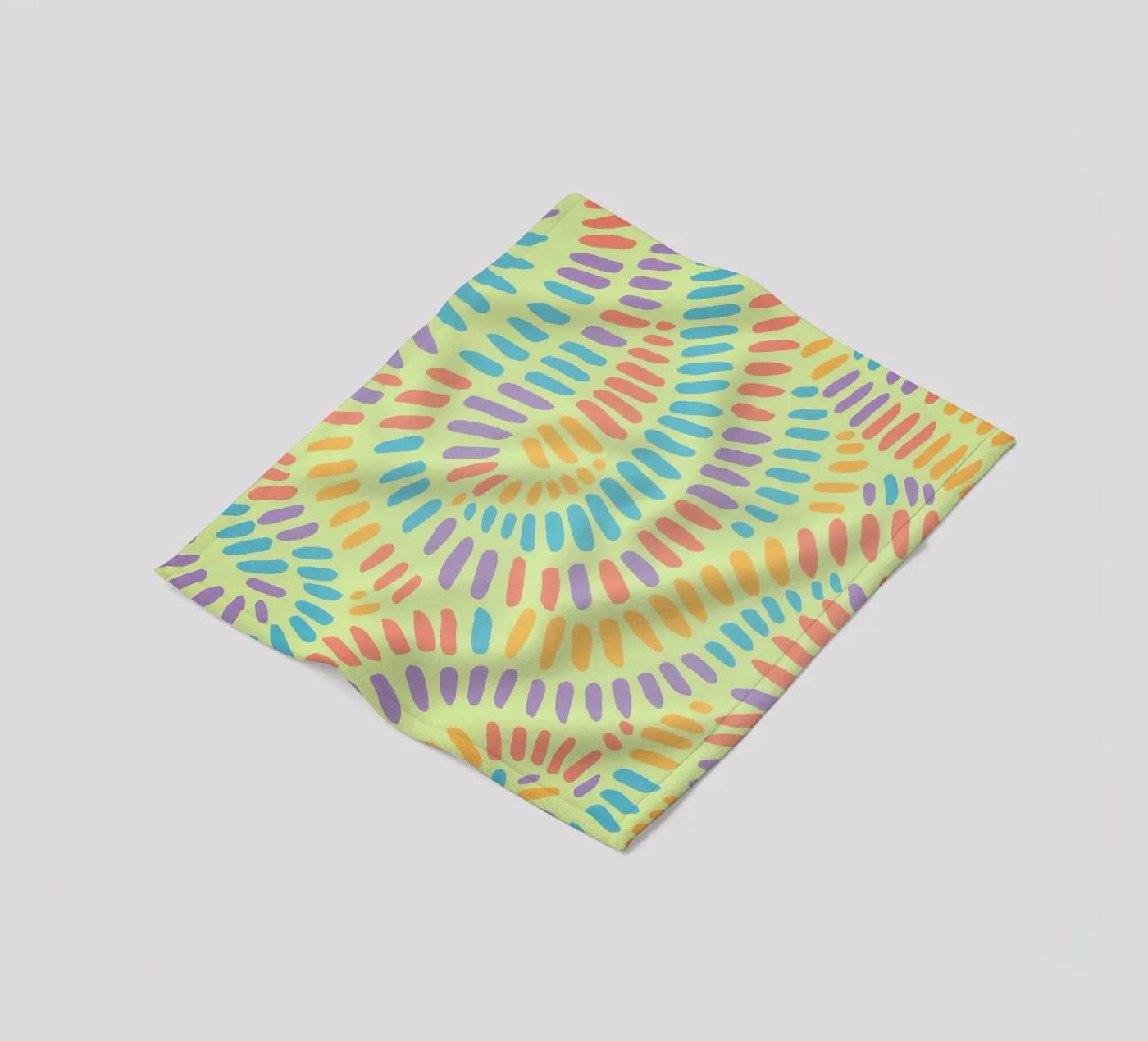 lignes alignées dessin plaid polaire de klicins