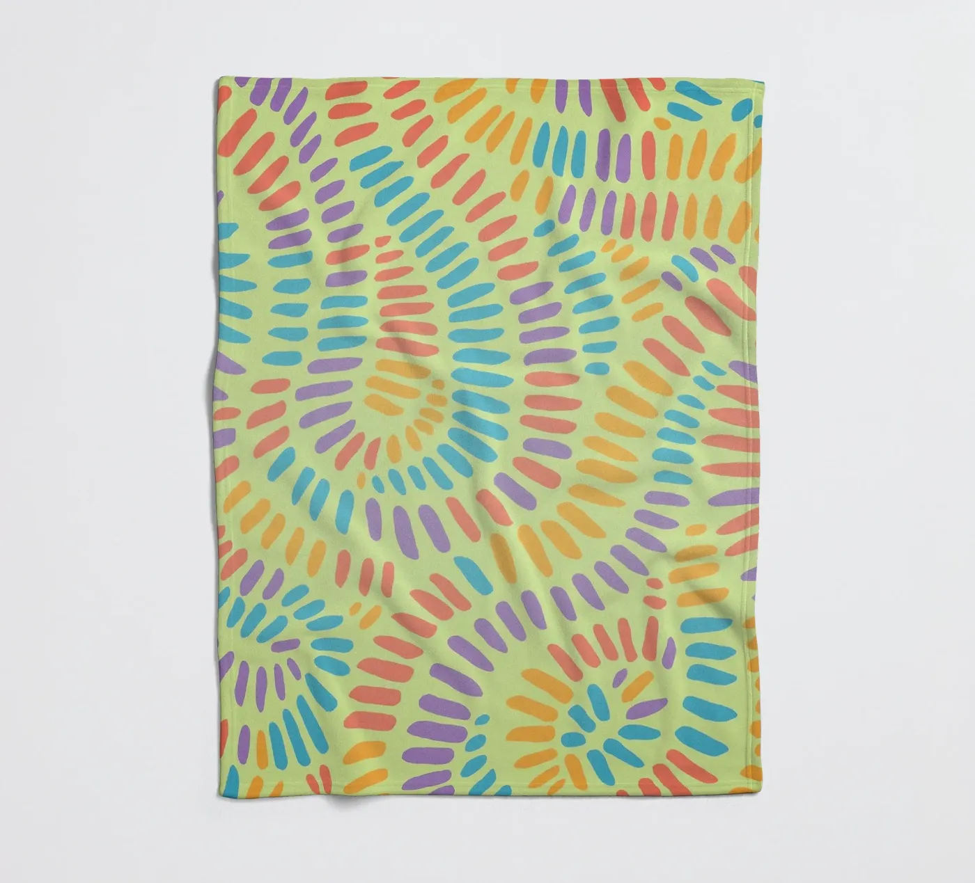 lignes alignées dessin plaid polaire de klicins