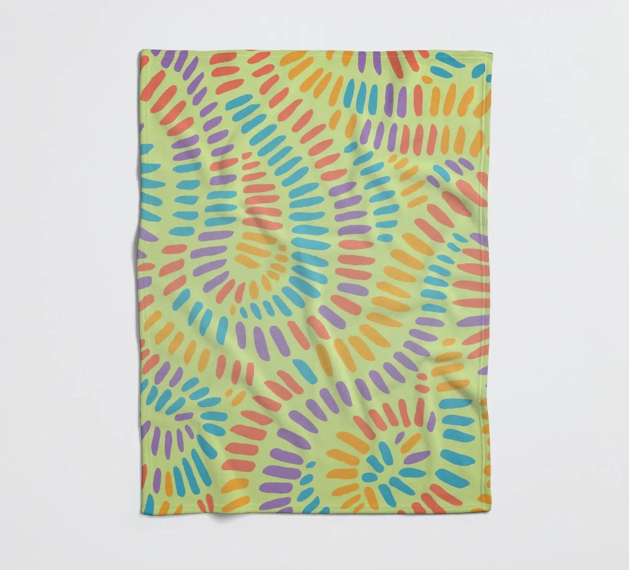 lijnen tekenen fleecedeken van klicins